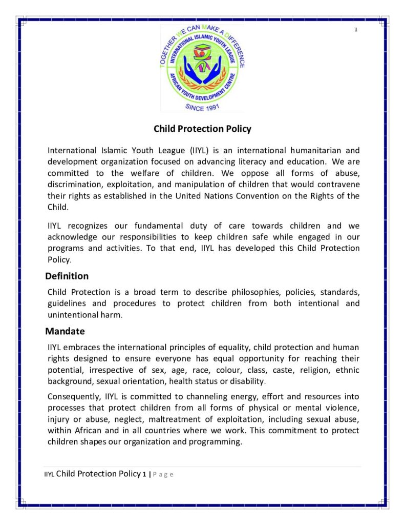 thumbnail of IIYL CHILD PROTECTION POLICY
