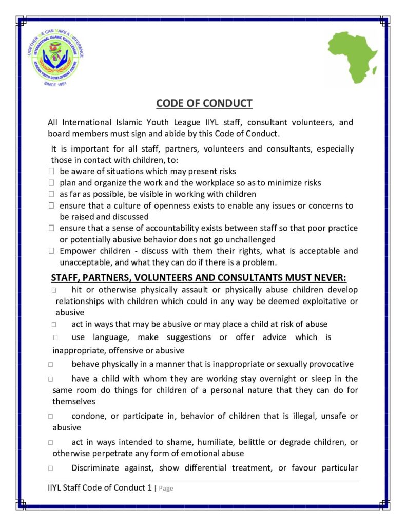 thumbnail of IIYL STAFF CODE OF COUNDUCT FINAL 2024